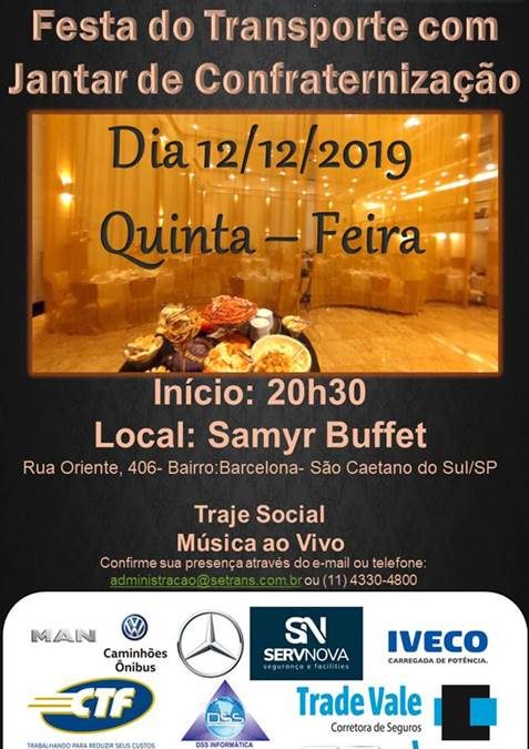 Importante evento do SETRANS para marcar as realizações de 2019