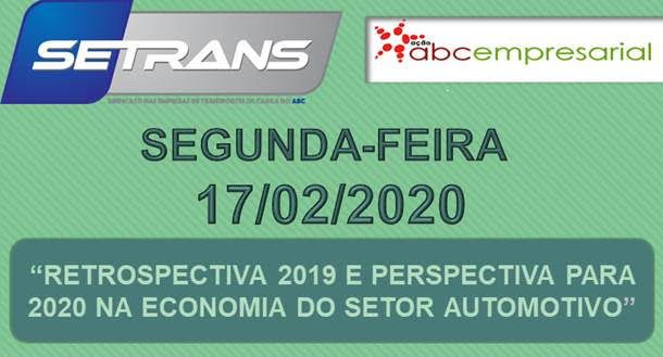 Convite SETRANS: Participe da palestra sobre o setor automotivo