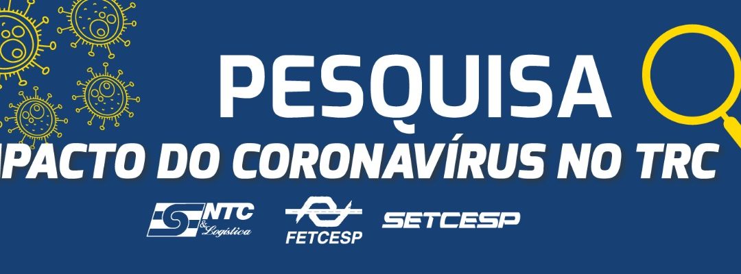 Pesquisa sobre impactos do coronavírus no TRC
