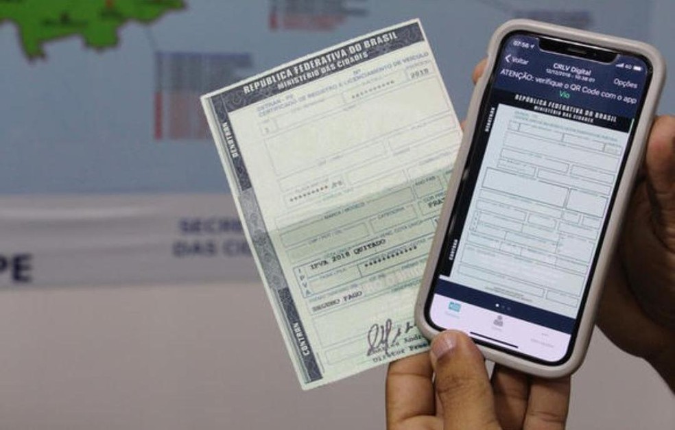 Documento digital de veículos está disponível em todo o Brasil; impressão pode ser feita em casa