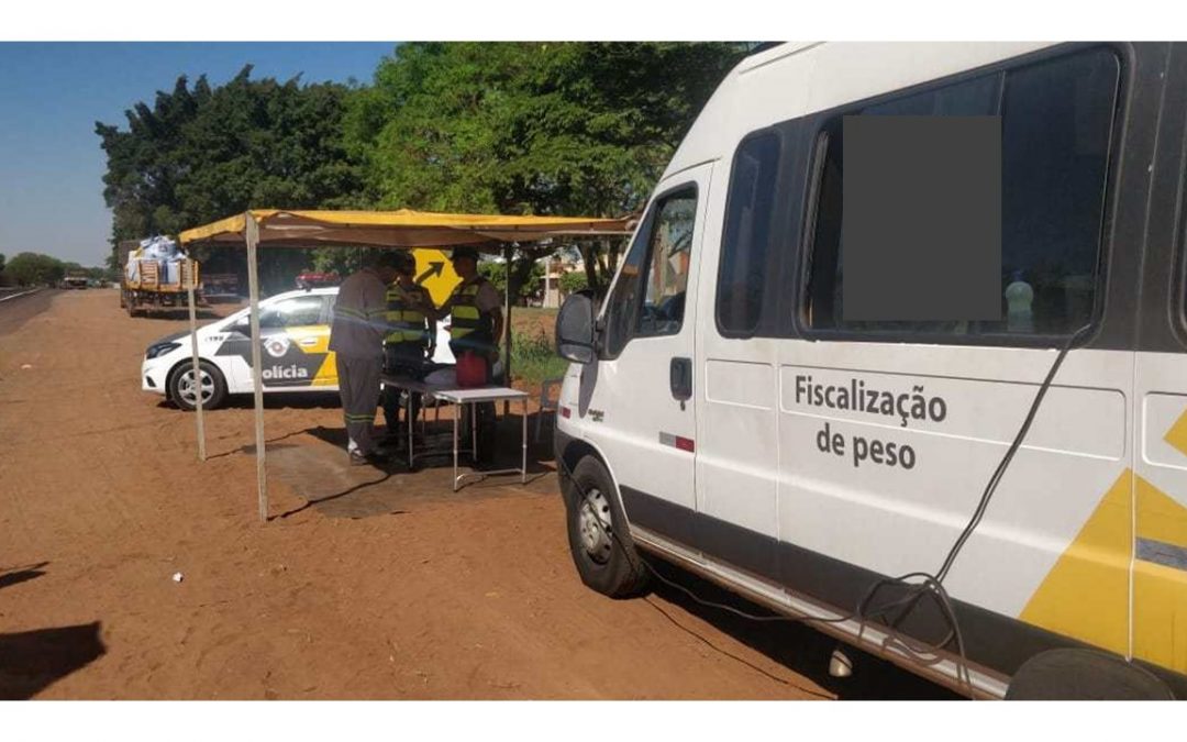 DER retoma pesagem de caminhões nas rodovias paulistas