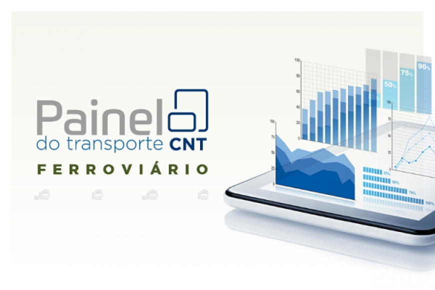 CNT lança ferramenta interativa para consulta de dados sobre o transporte ferroviário de cargas