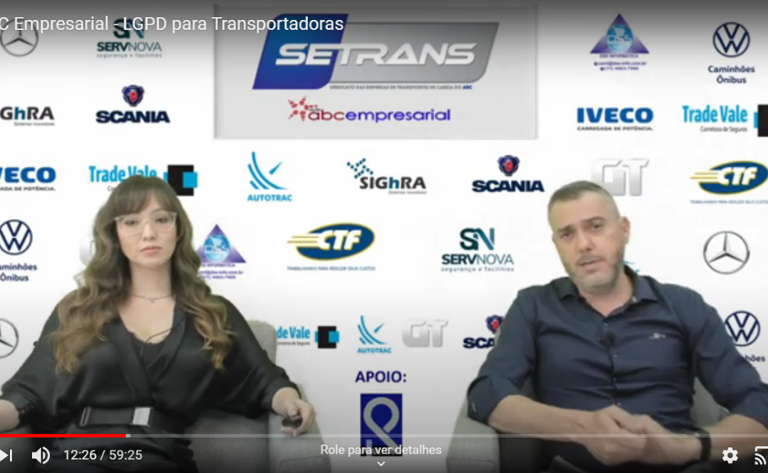 Esclarecedora live do SETRANS sobre a Lei Geral de Proteção de Dados no TRC