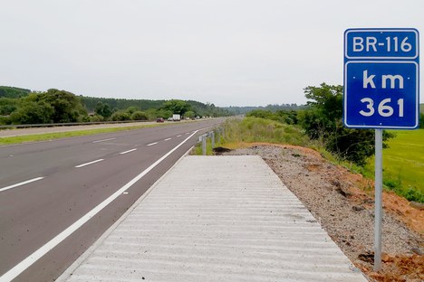 Governo Federal conclui mais um lote das obras de duplicação da BR-116/RS
