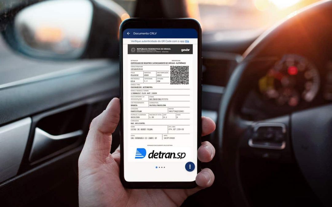 Documentação veicular será 100% digital em 2021