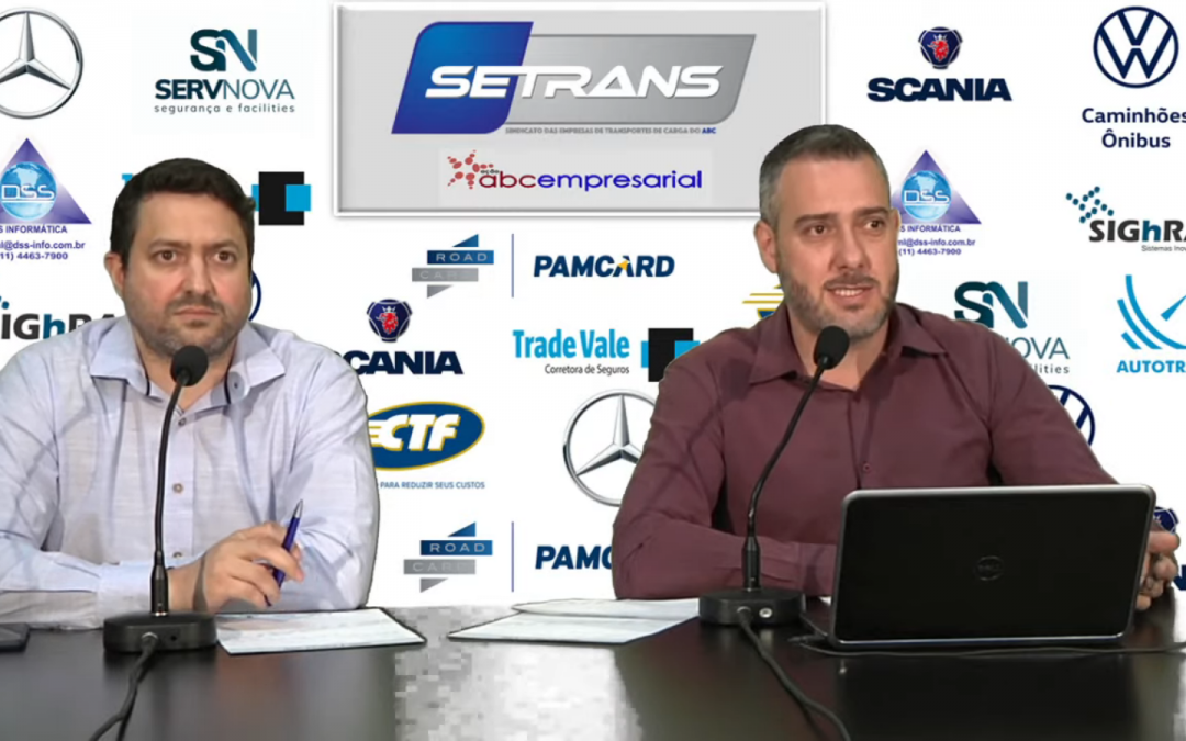 Mercado e custos no TRC são analisados em live do SETRANS