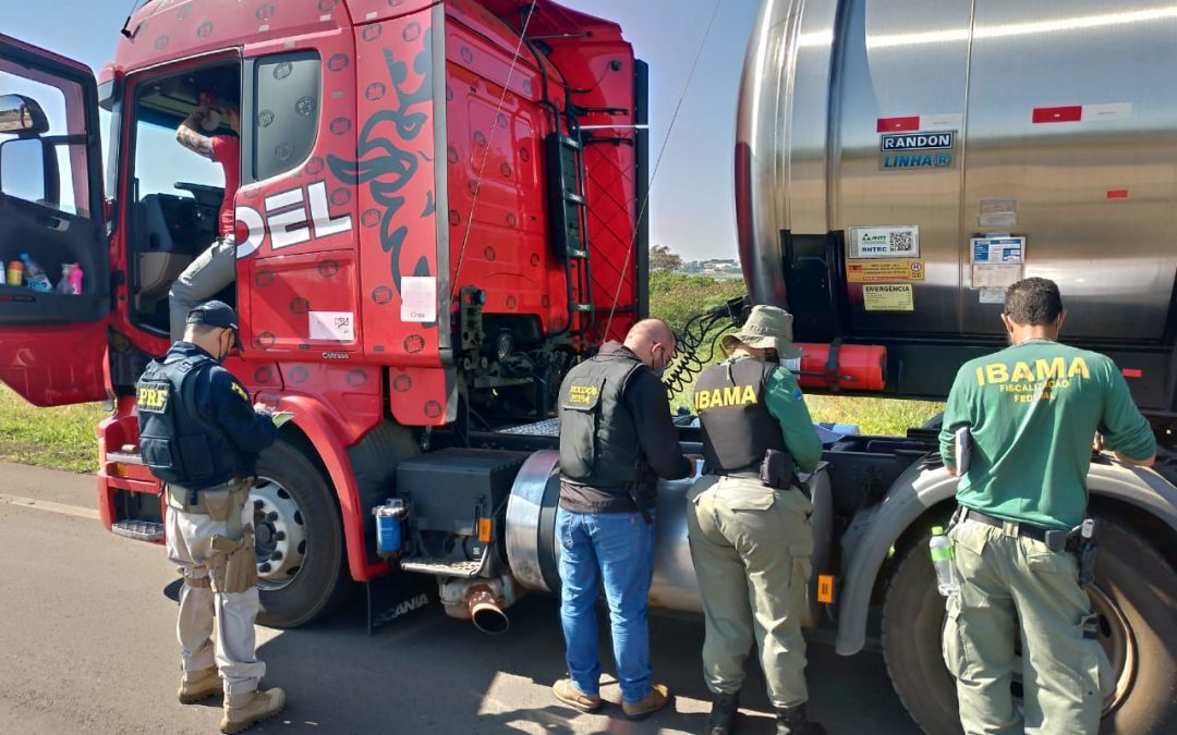 ANTT fiscaliza o transporte de produtos perigosos em São Paulo