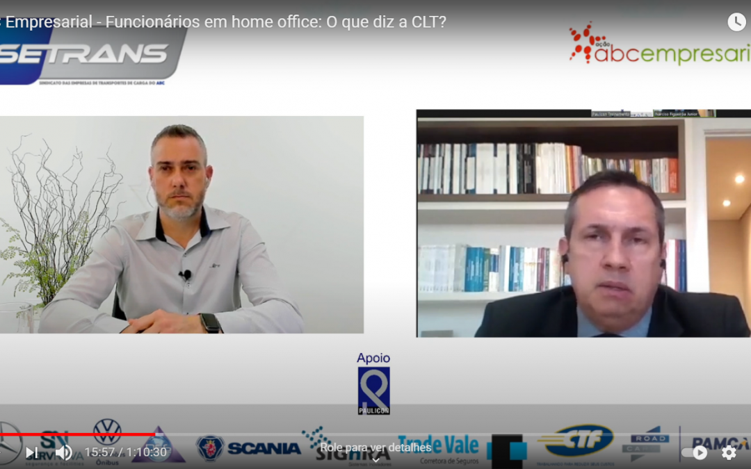 Live do SETRANS esclarece legislação sobre teletrabalho