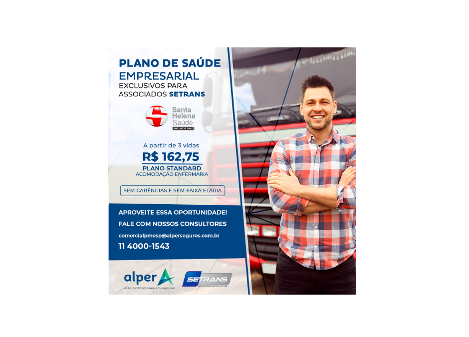 SETRANS continua com a parceria do Plano de Saúde Santa Helena, agora através da Alper Seguros
